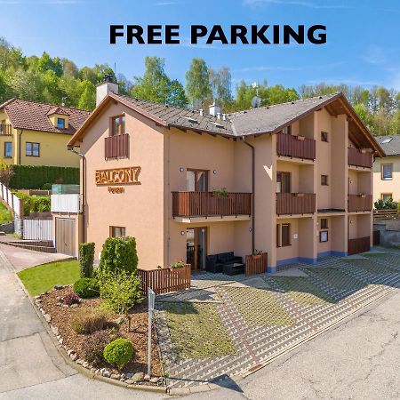 Penzion Balcony Otel Český Krumlov Dış mekan fotoğraf